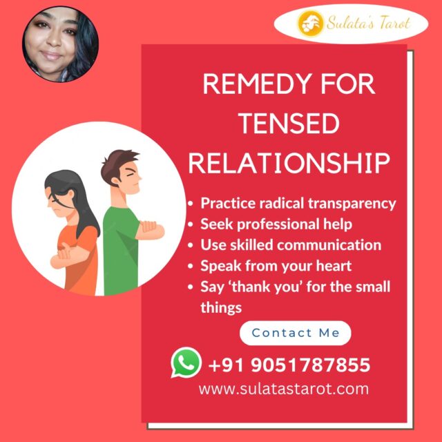 remedy for tensed relationship
